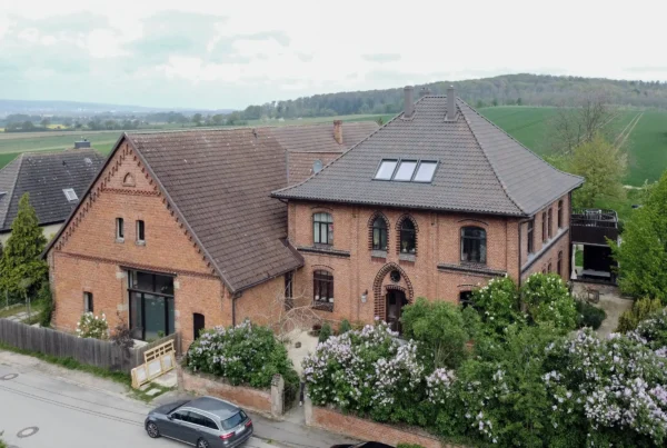 Vogelperspektive des Bauernhaus